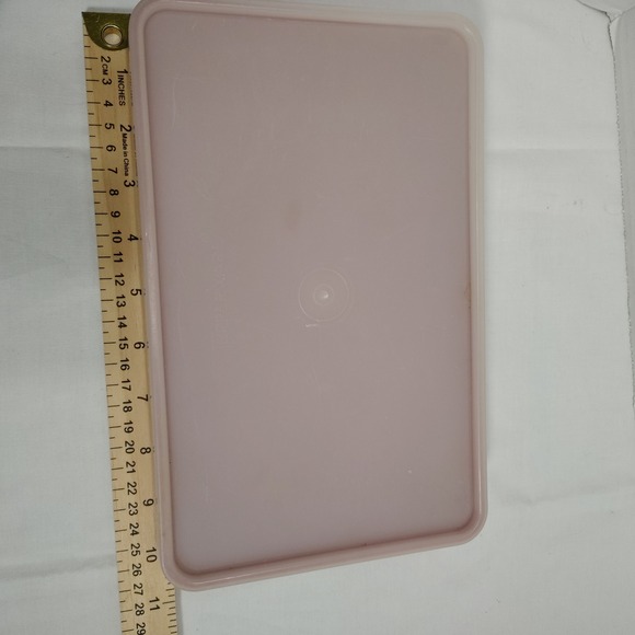 Vintage Tupperware Paprika Meat Merinator/Bacon Keeper with Lid 1970's‎ 1292-4 - Picture 5 of 8